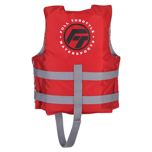 Full Throttle Child Nylon Life Jacket - Red 112200-100-001-22 - Apollo Lighting