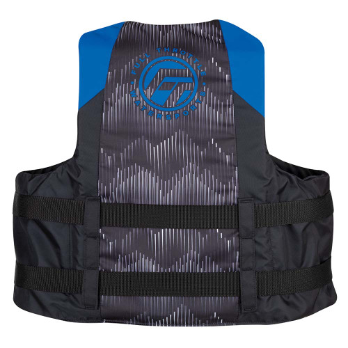 Full Throttle Adult Nylon Life Jacket - 2XL/4XL - Blue/Black 112200-500-080-22 - Apollo Lighting