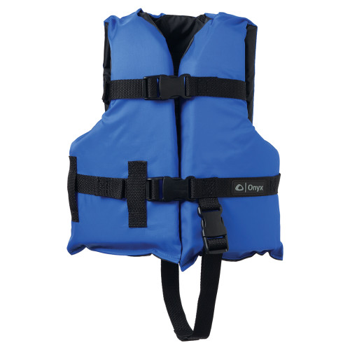 Onyx Nylon General Purpose Life Jacket - Child 30-50lbs - Blue 103000-500-001-12 - Apollo Lighting