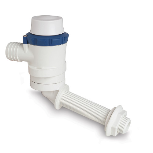 Shurflo by Pentair PIRANHA™ Angled Port Aerator 600 Livewell Pump - 12 VDC, 600 GPH 357-014-10