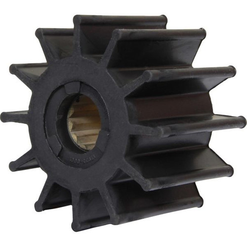 Jabsco Impeller Kit, Spline Drive, 3-3/4 in x 2-1/2 in x 1 in, 12-Blade, Neoprene, Brass Insert - Apollo Lighting