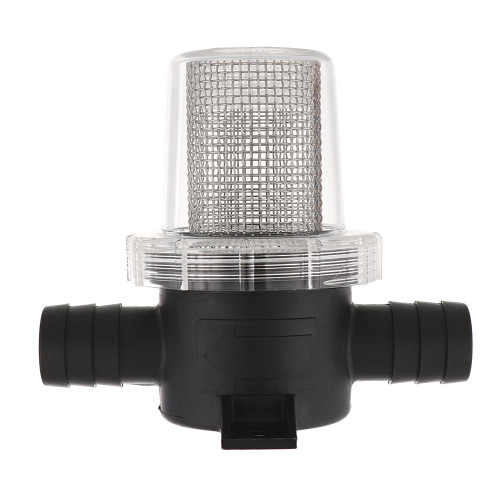 Jabsco Pumpgard In-Line Strainer, 3/4 in Hose Barbs