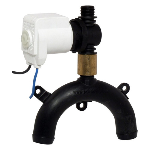 Jabsco Vented Loop Solenoid Valve, For 37010 Series Toilets, 12/24V, 1/4 in BSP Brass Connector - Apollo Lighting