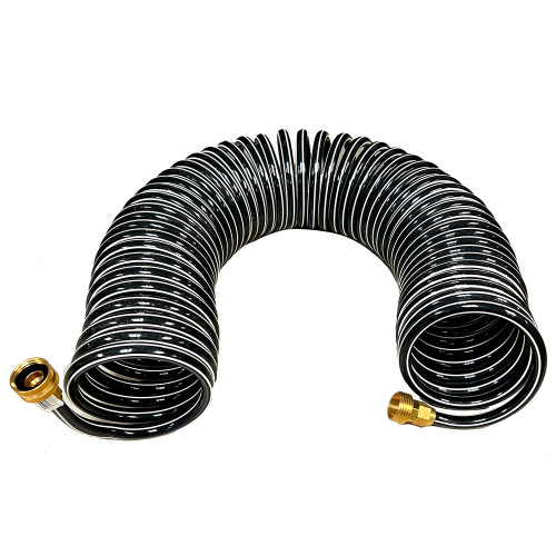 Trident Marine Coiled Wash Down Hose w/Brass Fittings - 25' 167-25