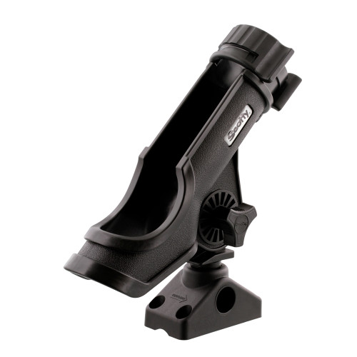 Scotty Powerlock Rod Holder Black w/241 Side/Deck Mount 230-BK
