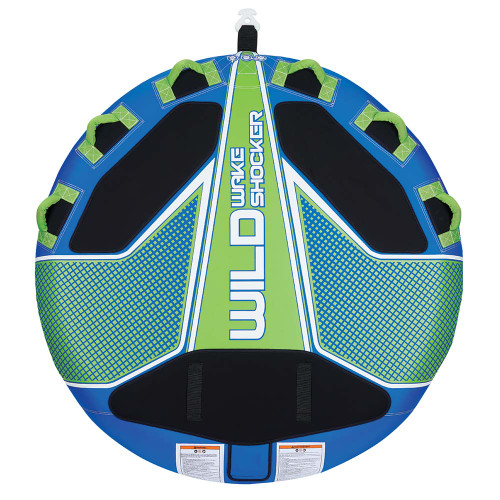 Full Throttle Wild Wake Shocker Towable Tube - 3 Rider - Blue 302400-500-003-21 - Apollo Lighting