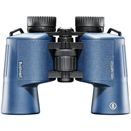 Bushnell 10x42mm H2O Binocular - Dark Blue Porro WP/FP Twist Up Eyecups 134211R - Apollo Lighting