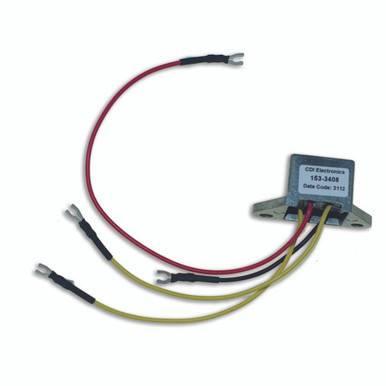 Cdi Electronics Evinrude, Johnson And Gale Outboard Motors Rectifier (3 Wire) (153-3408)