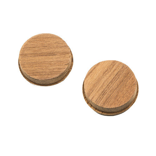 Whitecap Teak Round Drawer Pull - 1-3/8" Round - 2 Pack 60127-A