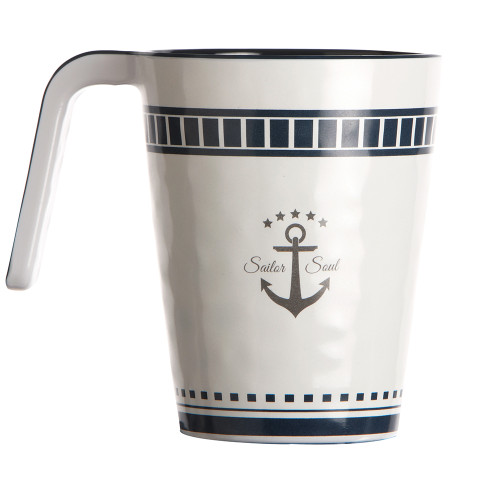 Marine Business Melamine Non-Slip Coffee Mug - SAILOR SOUL - Set of 6 14004C
