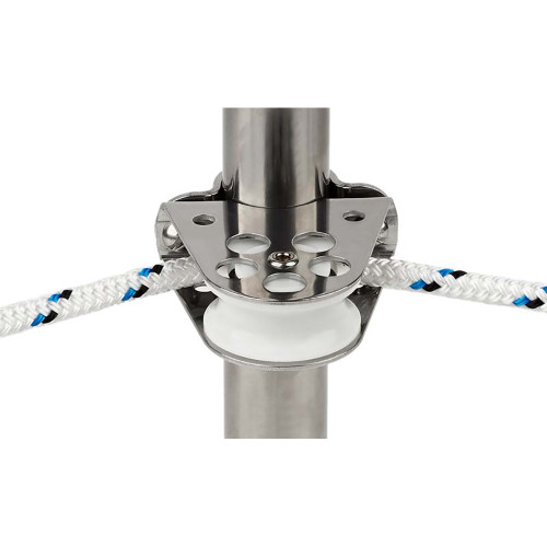 Schaefer Clamp-On Furling Line Stanchion Lead Block - 1" Ball Bearing 300-34 - Apollo Lighting