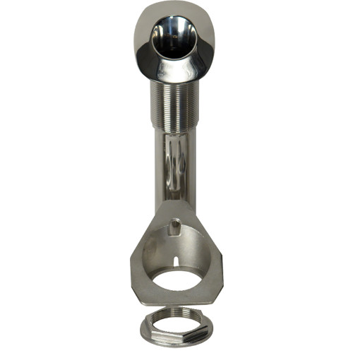 C.E. Smith 80 Series Screwless Flush Mount Rod Holder - 30 Degree - Stainless Steel - Cast Bottom - Black Liner 53688C