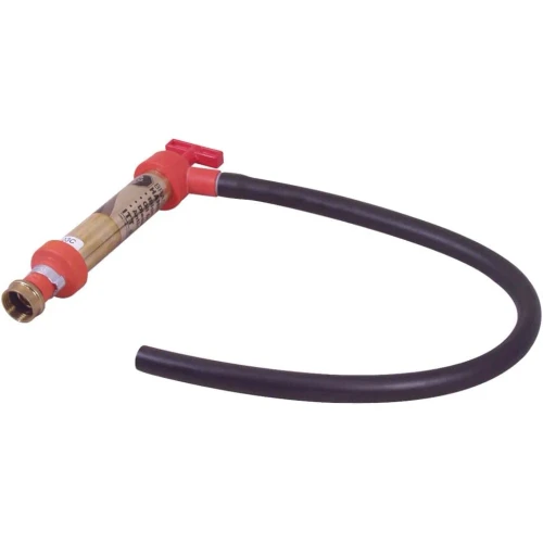 Jabsco Marine Engine Oil Drain Pump, For OMC and MerCruiser 3/4 NH Threaded Dipstick Tubes, 2 ft 1/2 in ID Hose, Brass