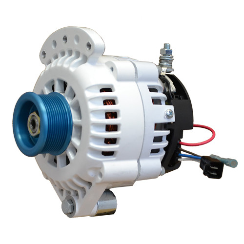 Balmar Alternator 100 AMP 12V 1-2" Single Foot Spindle Mount J10 Pulley w/Isolated Ground 621-100-J10 - Apollo Lighting