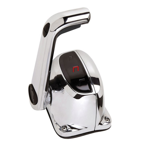 Uflex Single Lever Top Mount Control w/Neutral Lock & Trim Switch - Chrome B501CHT/L