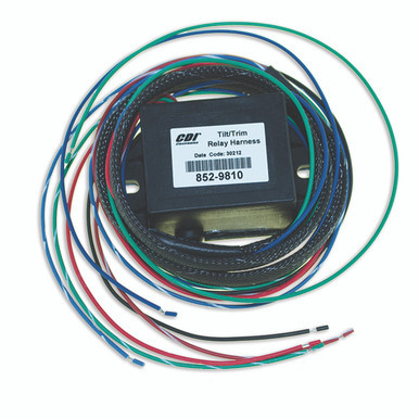 Cdi Electronics Tilt/Trim Relay & Harness (852-9810)