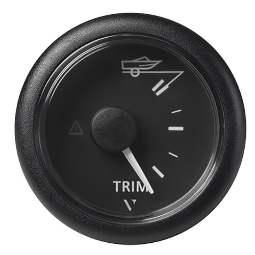 Veratron 52MM (2-1/16") ViewLine Trim Indicator Gauge Up/Down - Black Dial & Round Bezel A2C59514180