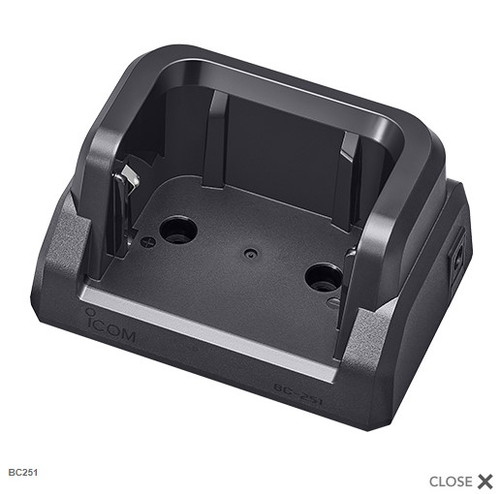 Icom BC251 Rapid Charging Base For BP306 Battery Requires Power Adapter BC251 - Apollo Lighting