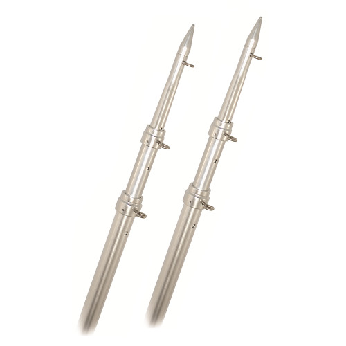 Rupp Top Gun Telescoping Outrigger Poles - Aluminum/Silver - 18' A0-1800-TEL