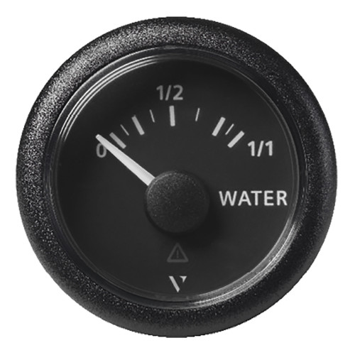 Veratron 52MM (2-1/16") ViewLine Fresh Water Resistive - 3 to180 OHM - Black Dial & Round Bezel A2C59514097