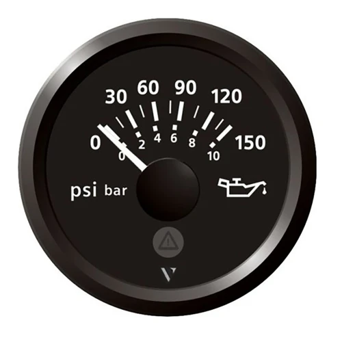 Veratron 52mm (2-1/16") Viewline Engine Oil Pressure 150 PSI - Black Dial & Bezel A2C59514117