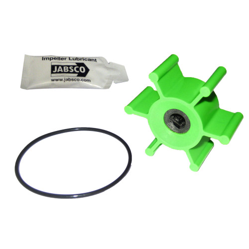 Jabsco Ballast Pump Impeller Kit, 6-Blade, Urethane, 2 in Diameter, Single Flat Drive