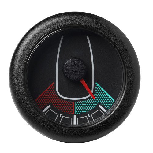Veratron 52MM (2-1/16") OceanLink Rudder Angle Gauge - Left/Right - Black Dial & Bezel A2C1066080001
