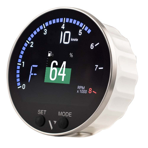 Veratron 85mm (3-3/8") VMH-35S Multifunction Gauge w/Voltage Dependent (0-5V) Sensor Input w/o GPS B00143601