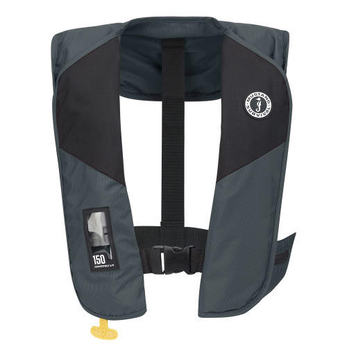 Mustang MIT 150 Convertible A/M Inflatable PFD - Admiral Grey MD2020-191-0-235