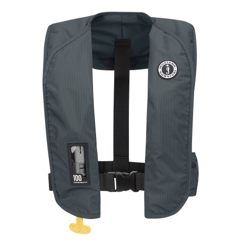 Mustang MIT 100 Convertible Inflatable PFD - Admiral Grey MD2030-191-0-202