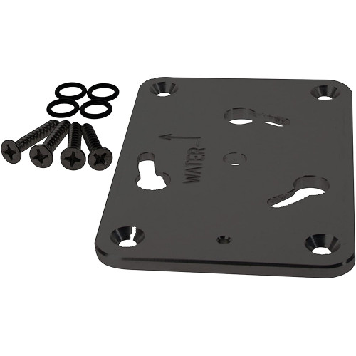 Panther Spare Bow Mount Base Kit f/ King Pin - Black - Powder Coat KPBQCKB