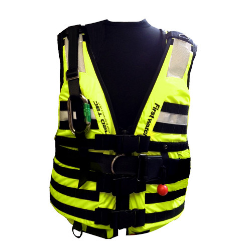 First Watch HBV-100 High Buoyancy Rescue Vest - Hi-Vis Yellow - XL to 3XL HBV-100-HV-XL-3XL - Apollo Lighting