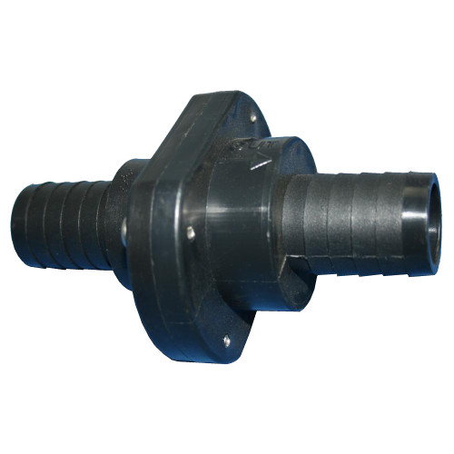 T-H Marine Double Barb Inline Scupper Check Valve - 1-1/8" - Black ILS-1200-DP