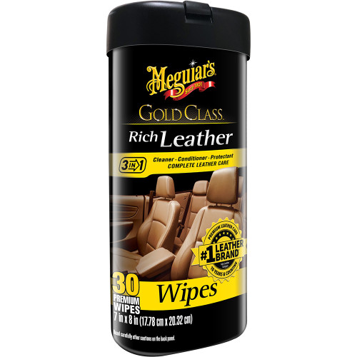 Meguiar's Gold Class™ Rich Leather Cleaner & Conditioner Wipes G10900