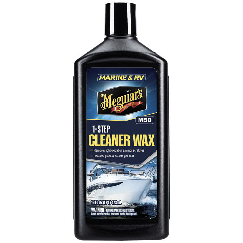 Meguiar's #50 Boat/RV Cleaner Wax - Liquid 16oz M5016