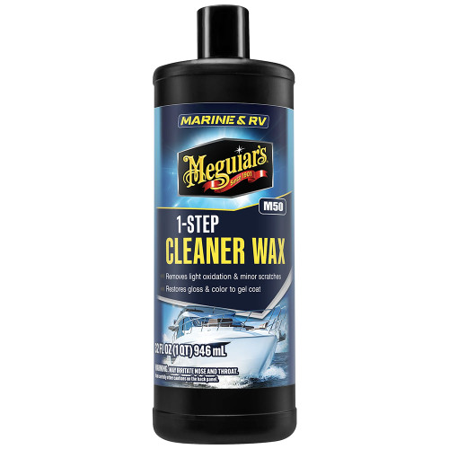Meguiar's #50 Boat/RV Cleaner Wax - Liquid 32oz M5032 - Apollo Lighting