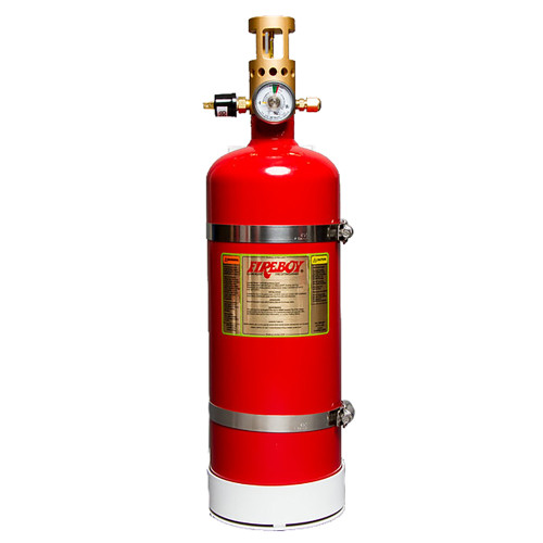 Fireboy-Xintex Automatic Vertical Fire Extinguisher w/ Heavy Duty Bracket - 225 Cubic Feet Volume Protected CG0225NVC-F