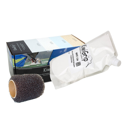 KiwiGrip 1 Liter Pouch - White w/4" Roller KG-1WP-R