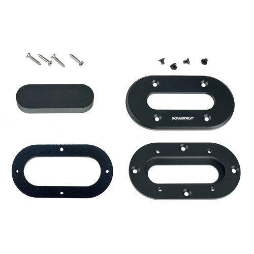 Scanstrut Black Anodized Aluminum Low-Profile Multi Cable Seal f/Cables Up to 15mm DS-LP-MULTI-BLK