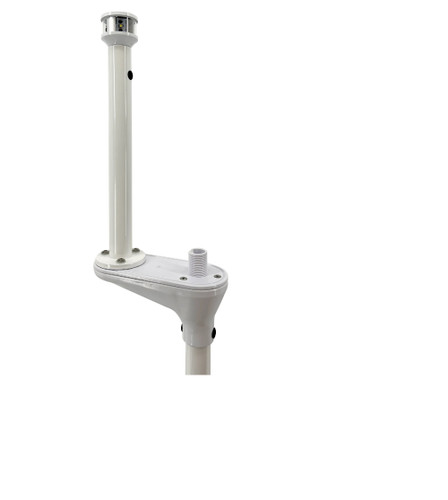 Seaview LTBU1ALED12 12in Light Post with LTBLED12 and Universal Top LTBU1ALED12