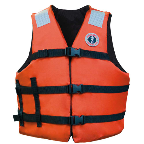 Mustang Flotation Vest - Orange - Adult Universal MV3104T1-2-0-216