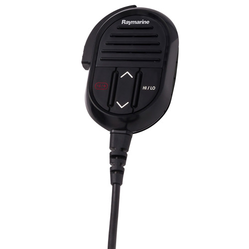Raymarine Fist Mic Assembly, For Ray60, Ray70, Ray63 and Ray73, Detachable, Built-In Controls, Noise-Canceling
