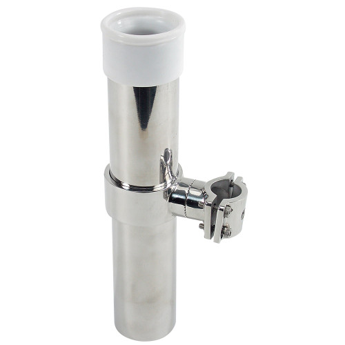 Whitecap Bluewater Series Rail Mount 10" Rod Holder S.S. S-7004CBLUE - Apollo Lighting