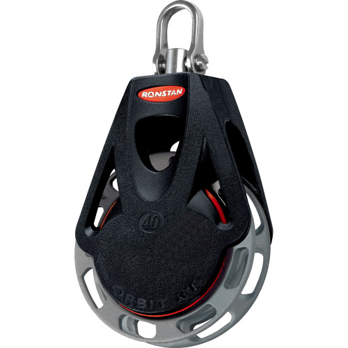 Ronstan Series 40 Ratchet Orbit Block™ - Single - Auto - Swivel Shackle Head RF46100