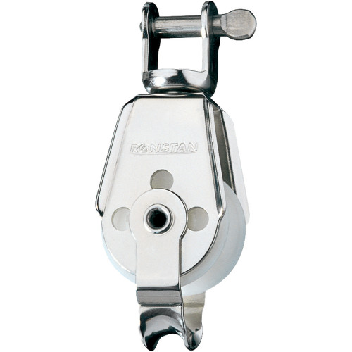 Ronstan Series 30 Utility Block - Single, Becket, Swivel Shackle Head RF567