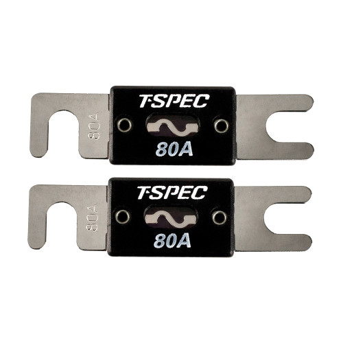 T-Spec V8 Series 80 AMP ANL Fuse - 2 Pack V8-ANL80