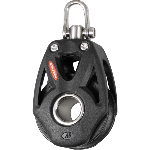 Ronstan Series 40 Orbit Single Block w/Becket & Swivel Head RF48100