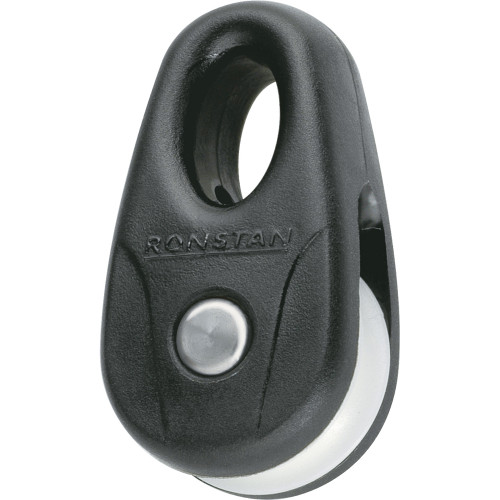 Ronstan Kite Block - Black w/White Sheave (Pair) RF13101-2
