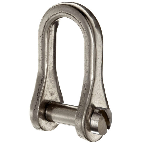 Ronstan Standard Dee Slotted Pin Shackle - 1/4" Pin - 7/8"L x 9/16"W RF151