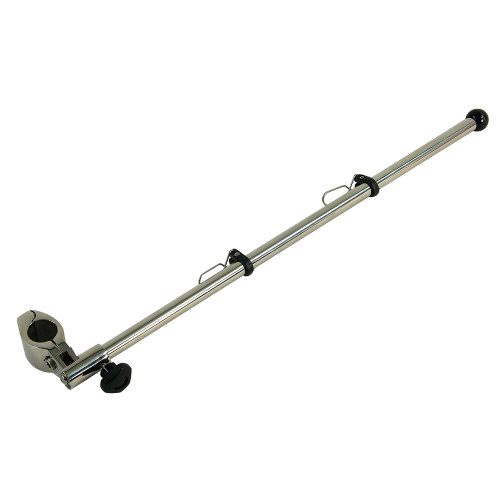 Whitecap Clamp-On Flag Pole - 1/2" Diameter Stainless Steel Clamp & Pole S-5011